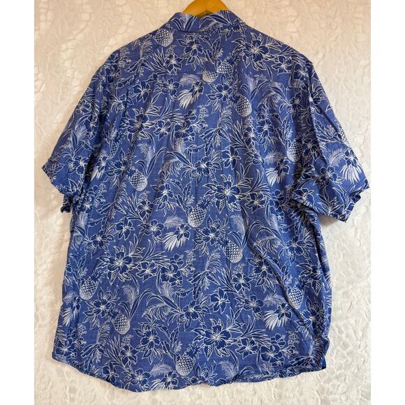 Cubs MLB x Tommy Bahama Lot of 2 Blue Tropical Baseball Button Down Shirts XXL - Picture 8 of 16